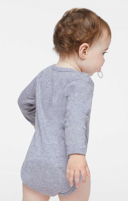 Infant Long-Sleeve Bodysuit - Heather
