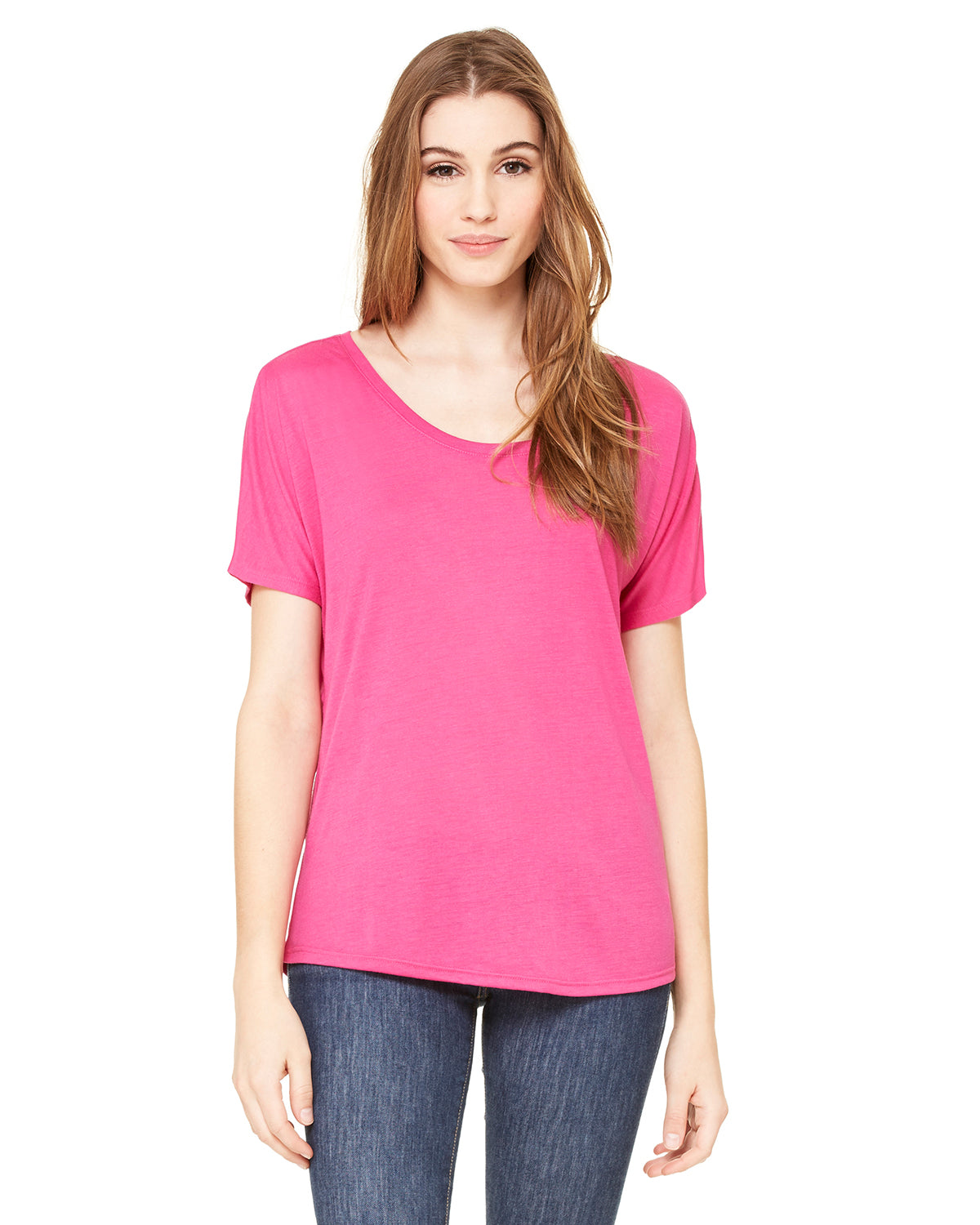 Women's Slouchy T-Shirt - Berry