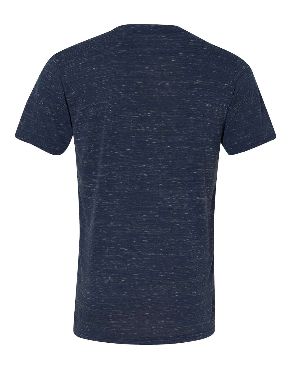 Unisex Jersey Short-Sleeve V-Neck T-Shirt - Navy Marble