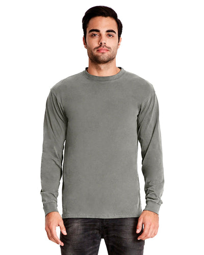Unisex Inspired Dye Long-Sleeve Crew - Lead