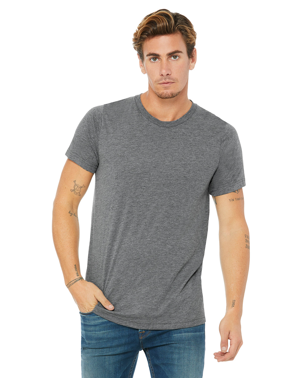 Unisex Triblend T-Shirt - Gray Triblend