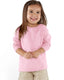 Rabbit Skins RS3302 - Toddler Long-Sleeve Fine Jersey T-Shirt - Pink