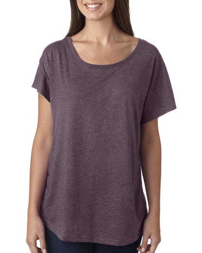 Women's Triblend Dolman - Vintage Purple