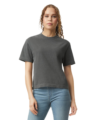 Heavyweight Women's Boxy Tee - Pepper