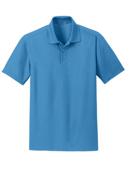 Unisex Dry Zone Grid Polo - Celadon Blue