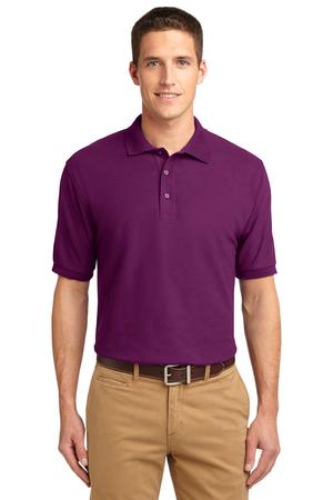 Unisex Silk Touch Polo - Deep Berry