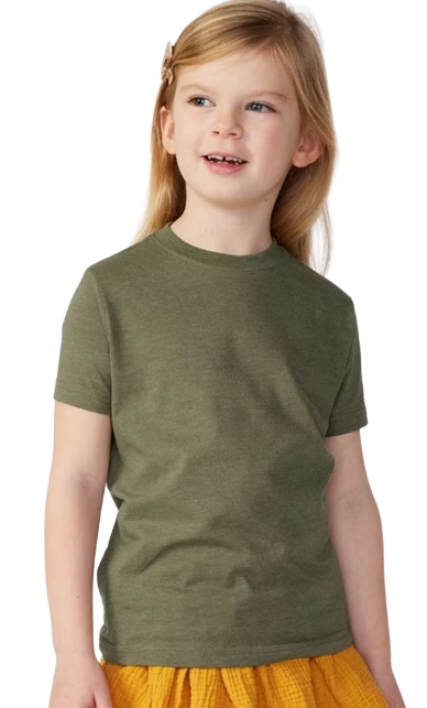 Toddler Fine Jersey T-Shirt - Vintage Military Green