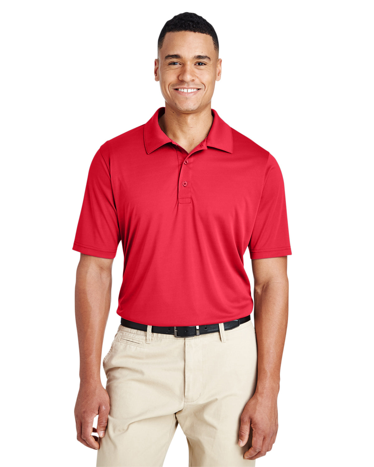 Men's Zone Performance Polo - Sport Red