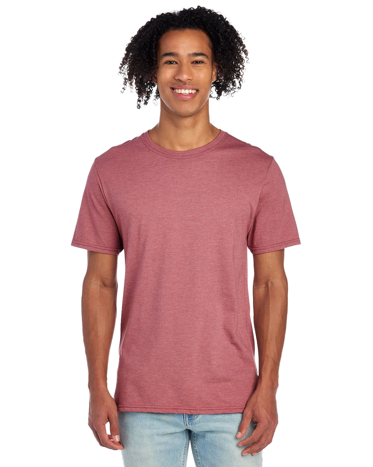Unisex Premium Blend Ring-Spun T-Shirt - Heather Mauve