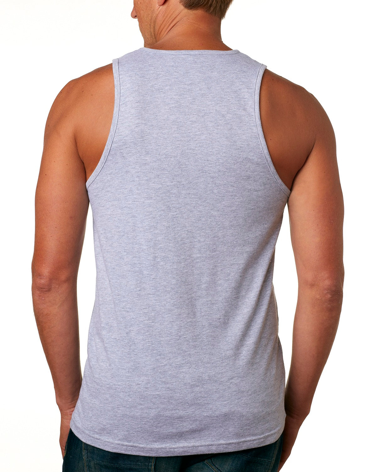 Men's Cotton Tank - Heather Gray