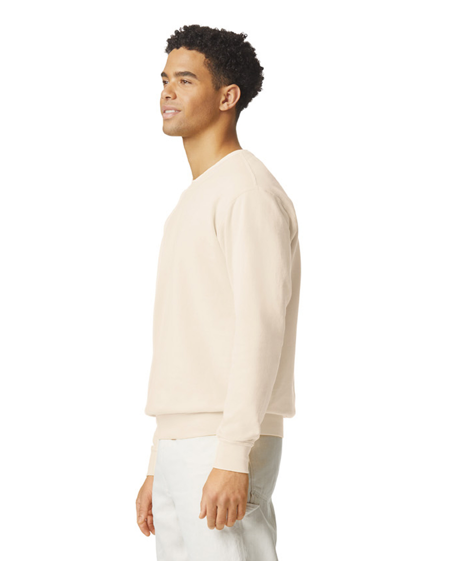 Unisex Lighweight Cotton Crewneck Sweatshirt - Ivory