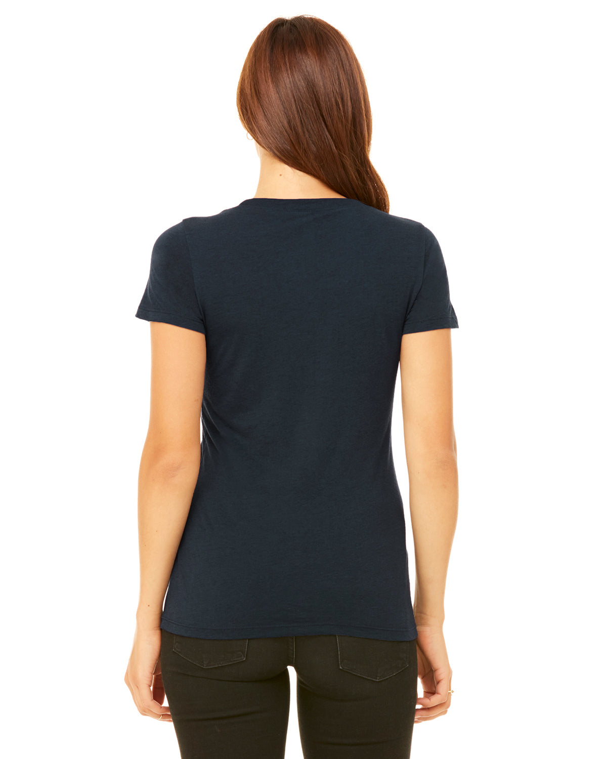 Women's Triblend Short-Sleeve T-Shirt - Solid Navy Triblend