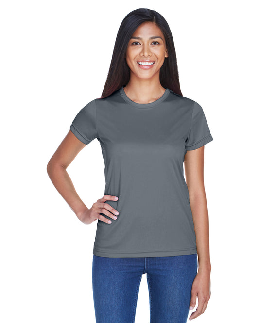 Women's Cool & Dry Sport Performance Interlock T-Shirt - Charcoal
