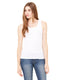 Bella + Canvas 4000 - Women's 2x1 Rib Tank - White