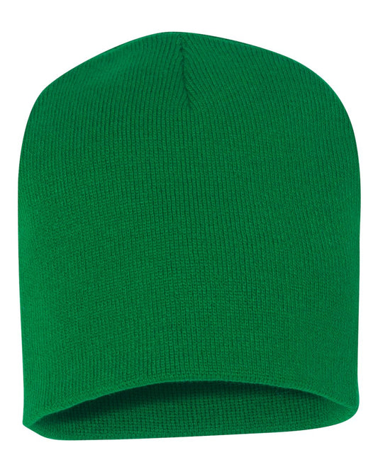 8" Knit Beanie - Kelly