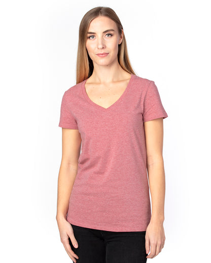 Women's Ultimate V-Neck T-Shirt - Maroon Heather