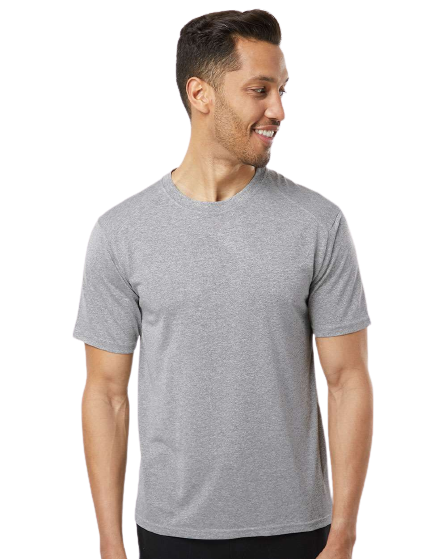 Unisex Performance Tee - Heather Gray