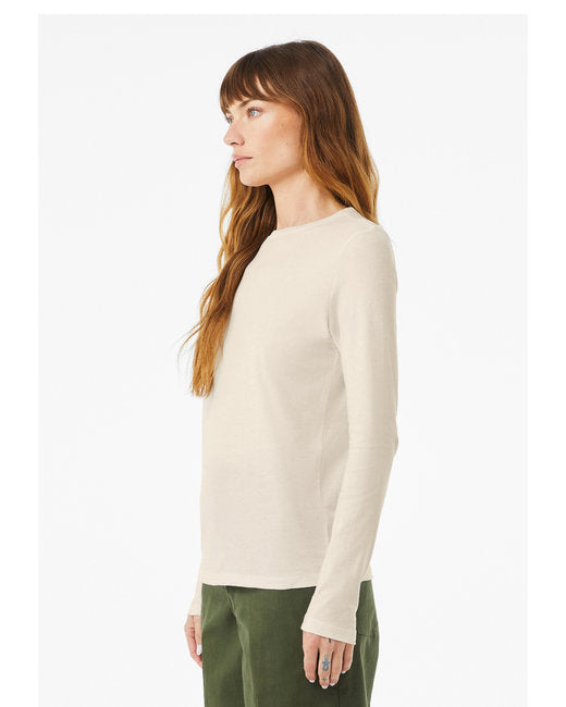 Women's Jersey Long-Sleeve T-Shirt - Heather Dust