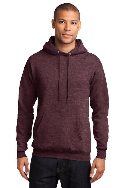 Unisex Core Fleece Pullover Hoodie - Heather Athletic Maroon