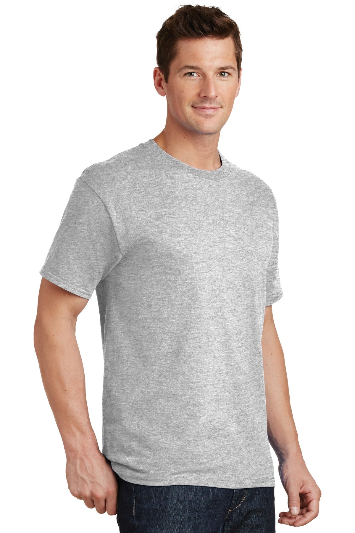 Unisex Tall Core Cotton Tee - Ash