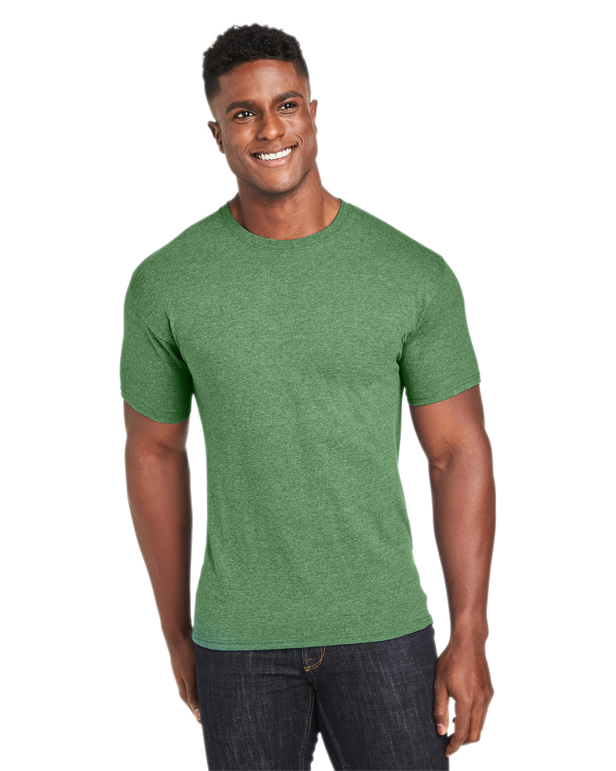 Perfect-T Triblend Short Sleeve Tee - True Green Hthr