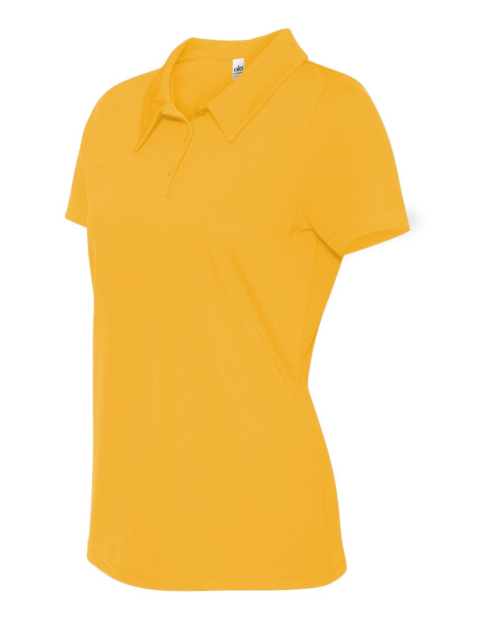 Women's Performance 3-Button Mesh Sport Shirt - Sport Athletic Gold