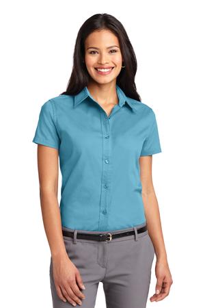 Women's Short Sleeve Easy Care Shirt - Maui Blue