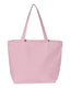 Q-Tees Q611 - 25L Zippered Tote - Light Pink