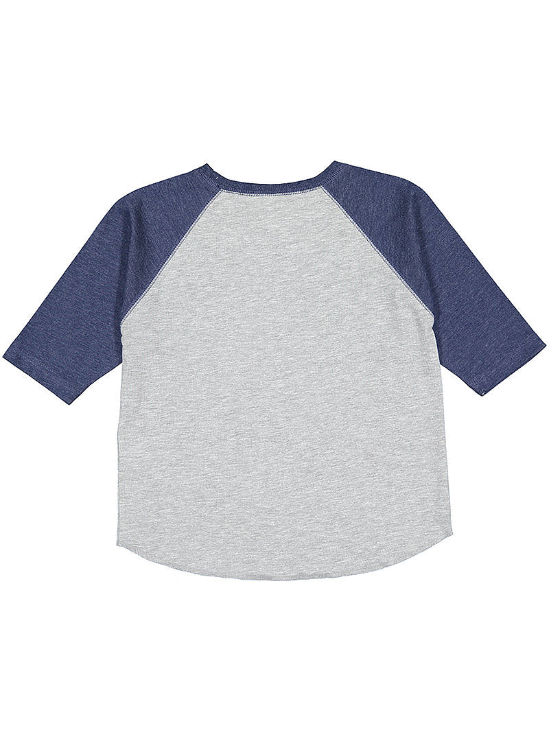 Toddler Baseball T-Shirt - VN Heather/VN True Navy