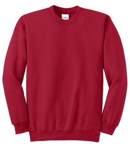Unisex Essential Fleece Crewneck Sweatshirt - Red