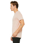 Unisex Heather CVC T-Shirt - Heather Prism Peach