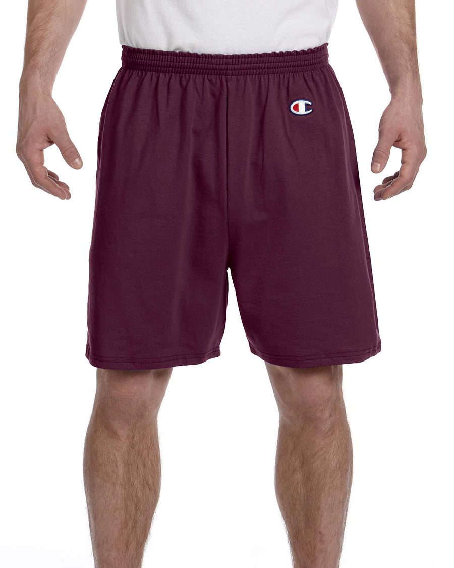 Unisex Cotton Gym Short - Maroon
