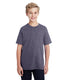 Gildan G800B - Youth 50/50 T-Shirt - Heather Sport Dark Navy