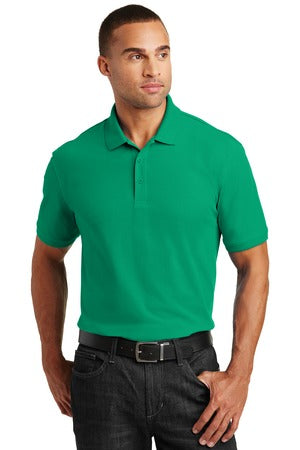 Unisex Core Classic Pique Polo - Bright Kelly Green