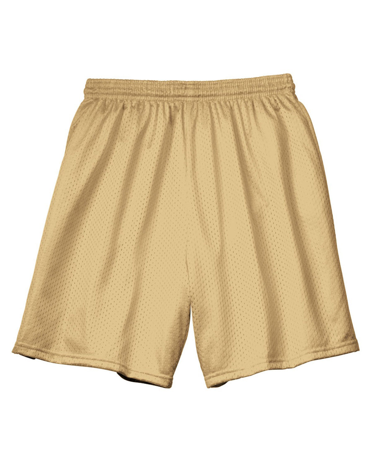 Unisex Seven Inch Inseam Mesh Short - Vegas Gold