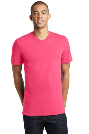 Unisex The Concert Tee V-Neck - Neon Pink