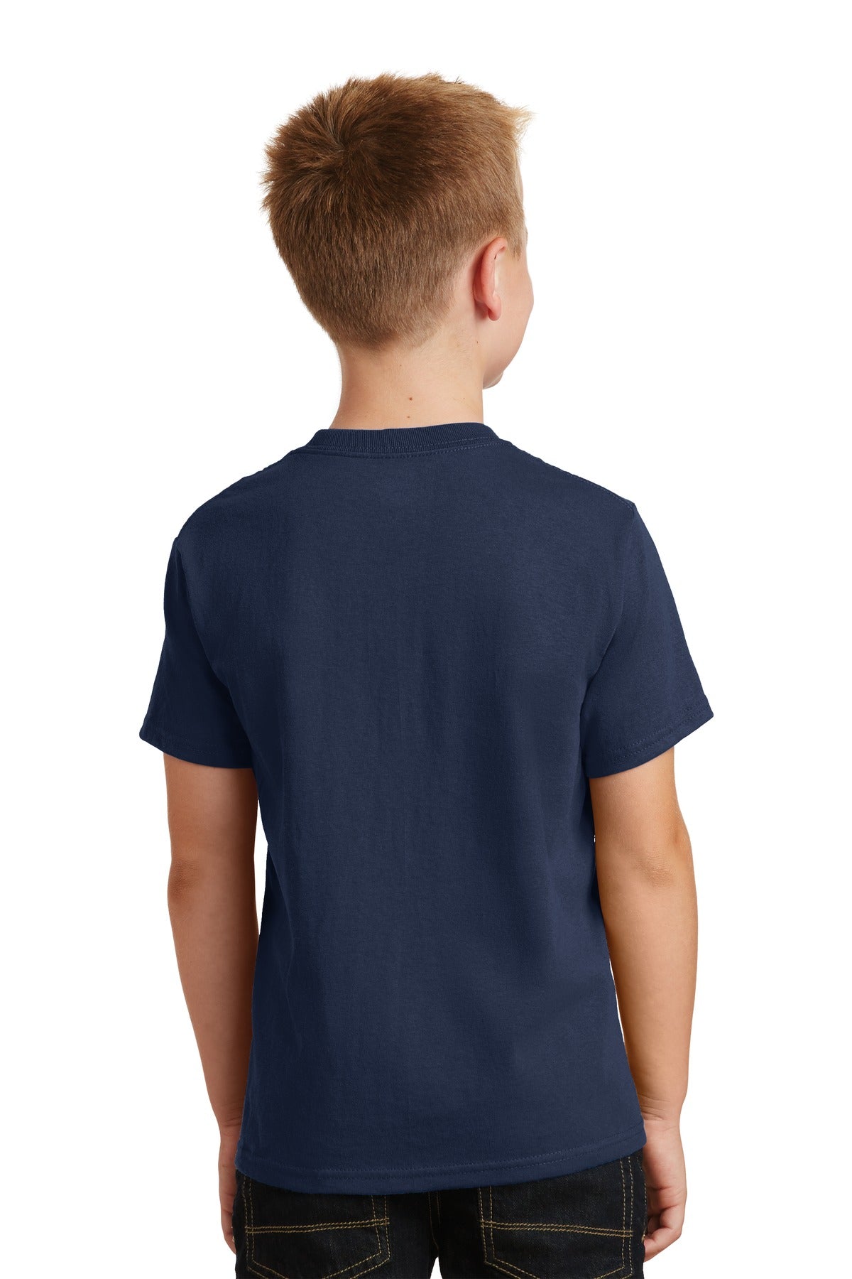 Youth Core Cotton Tee - Navy