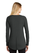 Women's Perfect Tri Long Sleeve Tunic Tee - Black Frost