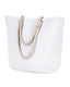 BAGedge BE256 - Polyester Canvas Rope Tote - White