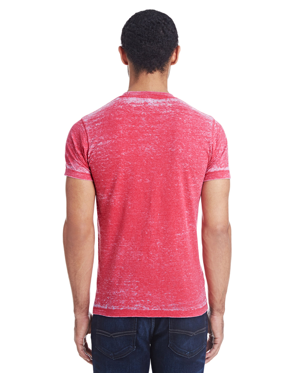 Unisex Acid Wash T-Shirt - Ruby