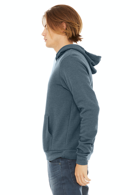 Unisex Sponge Fleece Pullover Hoodie - Heather Slate