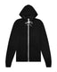 Bella + Canvas 3739 - Unisex Poly-Cotton Sponge Fleece Full-Zip Hoodie - Vintage Black