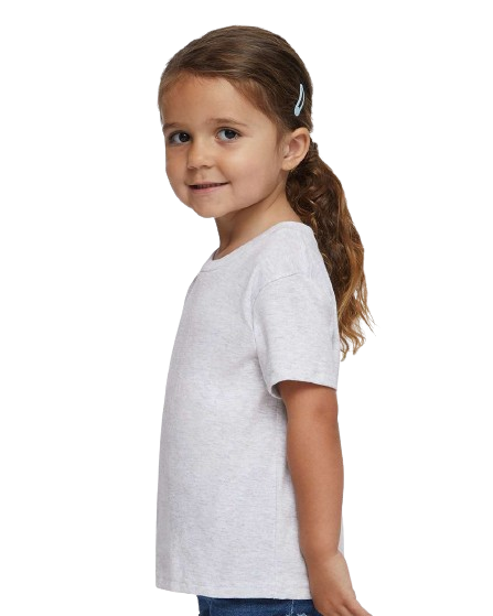 Toddler Cotton Jersey T-Shirt - Ash