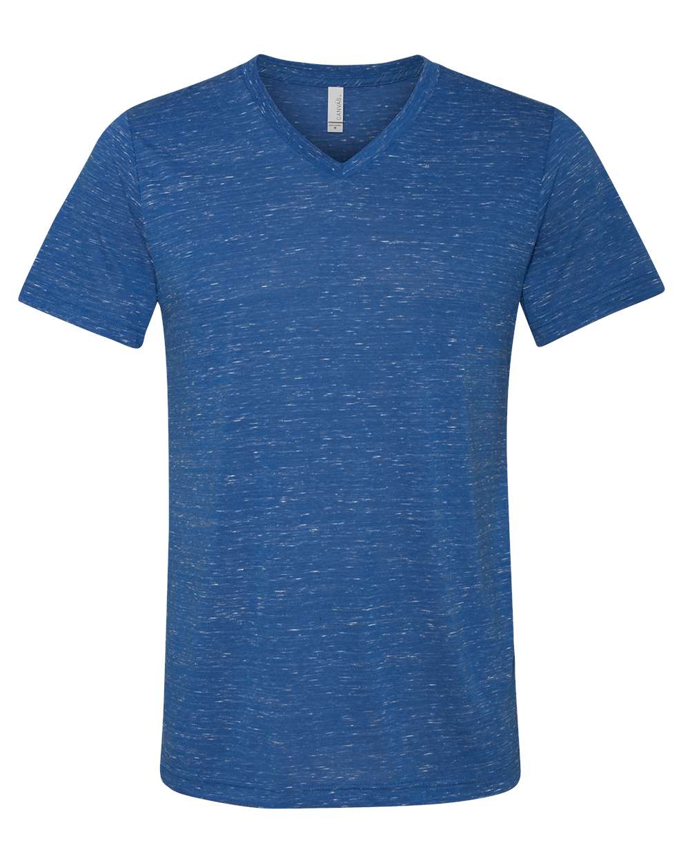 Unisex Jersey Short-Sleeve V-Neck T-Shirt - True Royal Marble