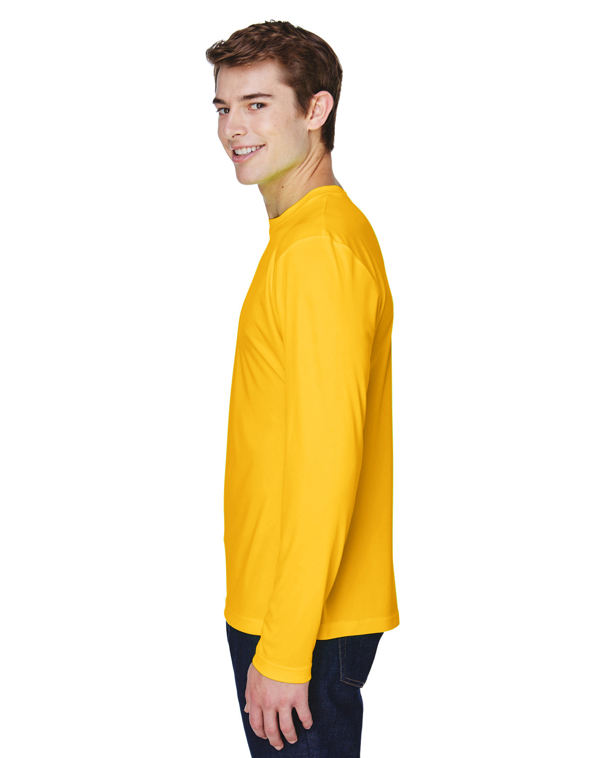 Men's Zone Performance Long-Sleeve T-Shirt - Sport Athletic Gold