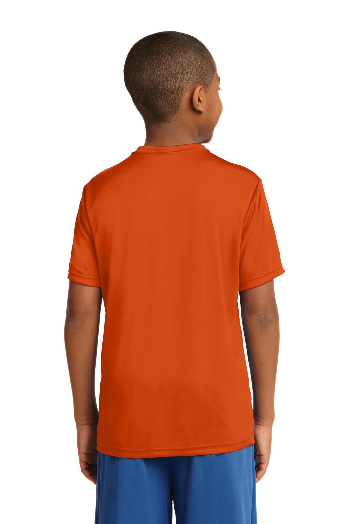 Youth PosiCharge Competitor Tee - Deep Orange