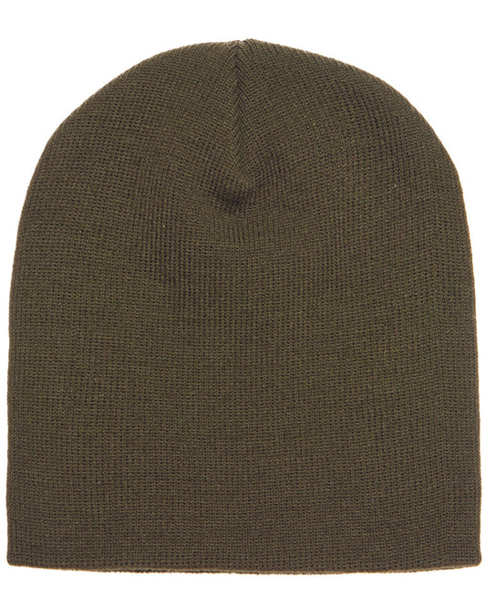 Unisex Knit Beanie - Olive