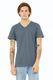 Bella + Canvas 3005 - Unisex Jersey Short-Sleeve V-Neck T-Shirt - Steel Blue