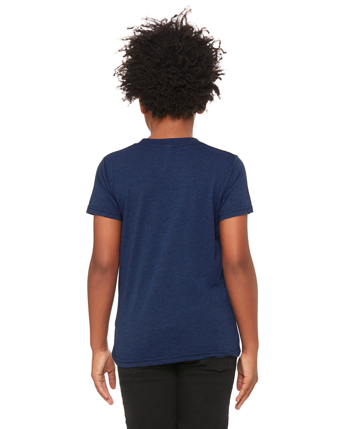Youth Triblend Short-Sleeve T-Shirt - Navy Triblend
