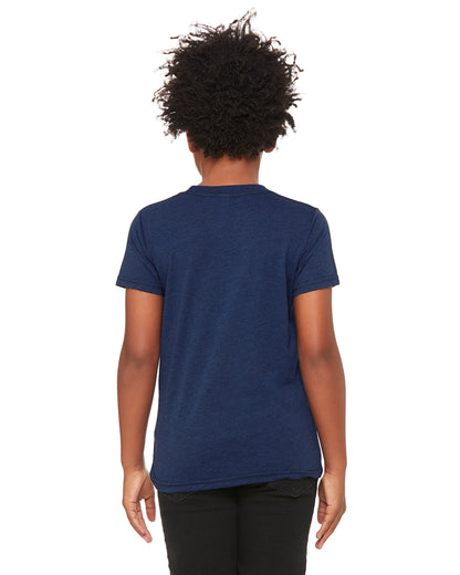 Youth Triblend Short-Sleeve T-Shirt - Navy Triblend